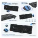EVM Wireless Keyboard Mouse Combo WLKM-036