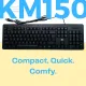 HP USB Keyboard Mouse Combo Chiclet KM150