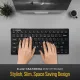 LAPCARE WIRELESS KEYBOARD MINI D-LITE PLUS BLACK