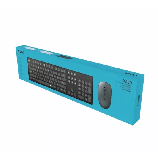 Rapoo Wireless Mouse Keyboard Combo X260S