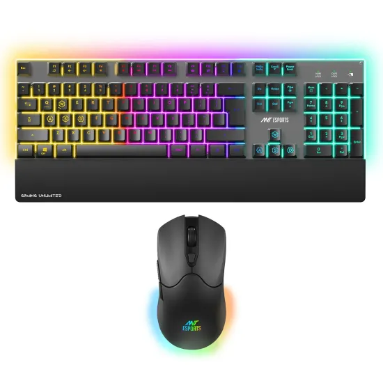 Ant Esports Wireless Gaming Keyboard Mouse Combo RGB (KM500 Pro)
