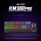 Ant Esports Wireless Gaming Keyboard Mouse Combo KM550 Pro Rainbow LED