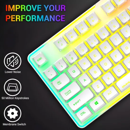 Ant Esports Wireless Gaming Keyboard MK720 Pro V2 RGB