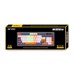 Ant Esports Wireless Gaming Keyboard Grey MK801V2 Pro Rainbow LED