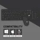 Ant Value Wireless Keyboard Mouse Combo Black FKBRI05