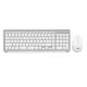 Ant Value Wireless Keyboard Mouse Combo White Silver (WK250)