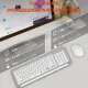 Ant Value Wireless Keyboard Mouse Combo White Silver (WK250)