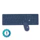 Ant Value Wireless Keyboard  Mouse Combo Blue FKBRI05
