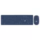 Ant Value Wireless Keyboard  Mouse Combo Blue FKBRI05