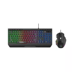 Coconut USB Keyboard Mouse Gaming Combo FURY