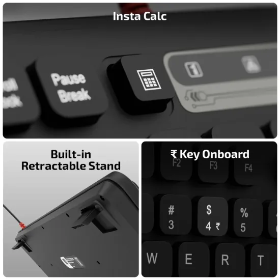 Iball USB Keyboard Mouse Combo ClickSet 320