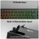 Iball USB Keyboard RGB Qwerty500 Black