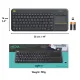 Logitech Wireless Keyboard With Touch Pad Mouse (K400 Plus)