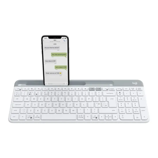 Logitech Wireless Keyboard K580 Slim Multi-Device White