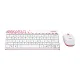LOGITECH WIRELESS KEYBOARD MOUSE COMBO MK240 NANO WHITE