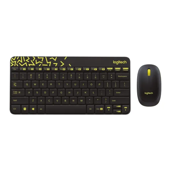 LOGITECH KEYBOARD MOUSE COMBO WIRELESS MK240 NANO BLACK (Open Box)