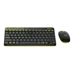 LOGITECH KEYBOARD MOUSE COMBO WIRELESS MK240 NANO BLACK (Open Box)