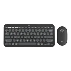 Logitech Bluetooth Keyboard Mouse Combo Pebble 2 Black (Open Box)