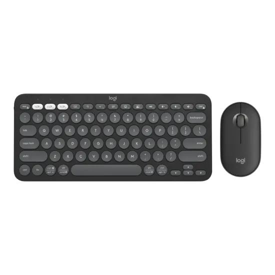 Logitech Bluetooth Keyboard Mouse Combo Pebble 2 Black (Open Box)