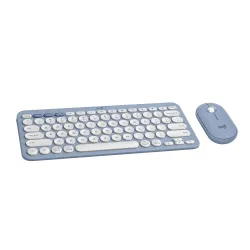 Logitech Bluetooth Keyboard Mouse Combo Pebble 2 Blue