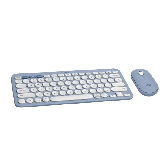 Logitech Bluetooth Keyboard Mouse Combo Pebble 2 Blue
