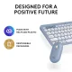 Logitech Bluetooth Keyboard Mouse Combo Pebble 2 Blue
