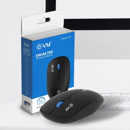 EVM Wireless Mouse EWLM 720 (Black)