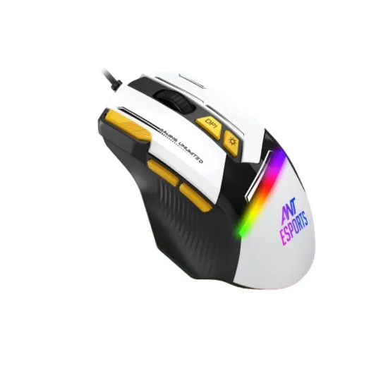 Ant Esports Wired Gaming Mouse RGB GM333 White