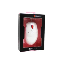 Coconut USB Mouse White ZETA