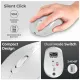 Foxin Wireless Mouse Flow 2.4G + BT (Flow) White