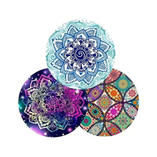 Mouse Pad Round Premium Mandala  8