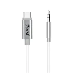EVM Type-C to 3.5mm Aux Cable Silver