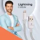 Zebronics USB To Iphone Lightning Charger & Sync Cable (ULC300V)