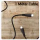 ZEBRONICS Type-C To Type-C Charge & Sync Cable TT27