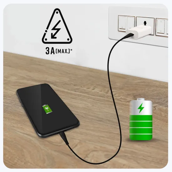 ZEBRONICS Type-C To Type-C Charge & Sync Cable TT27
