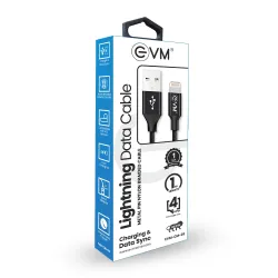 EVM CM-09 USB To Iphone Lightning Charger Cable | Data Transfer Cable