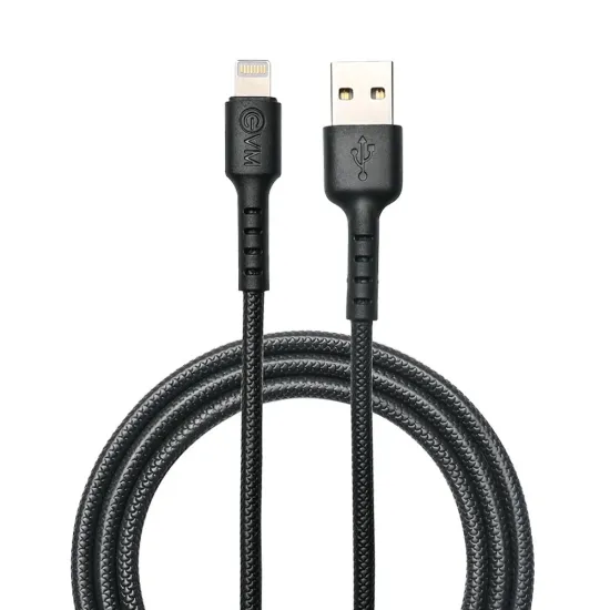 EVM USB To Iphone Lightning Charger & Sync Cable EVM-C-013-B