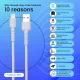 EVM USB To Iphone Lightning Charge & Sync Cable EVM-C-013-W