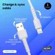 EVM USB To Iphone Lightning Charge & Sync Cable EVM-C-013-W