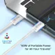 EVM Type-C To Type-C Charge & Sync Cable (Metal Head Nylon Braided Cable) CC-05