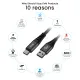 EVM Type-C Mobile Charging Cable (Metal Head Nylon Braided Cable) EVM-CM-012