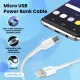 EVM Micro USB Power Bank Cable (300mm length) EVM-PBC-01-W