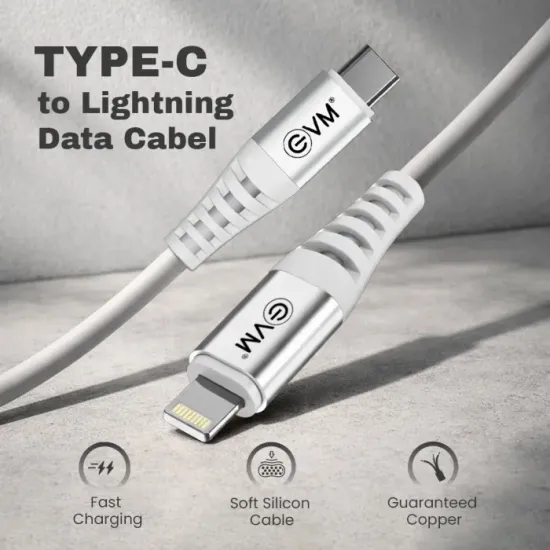 EVM Type-C To Lightning Charging & Data Sync Cable (SCL-01)