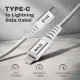 EVM Type-C To Lightning Charging & Data Sync Cable (SCL-01)