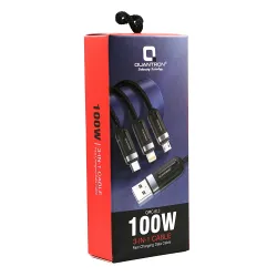 Quantron Mobile Charger Cable 3 in 1 (QMC813)