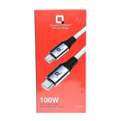 Quantron Mobile Charger | Data Transfer Cable Type-C to Type-C (QCC819)