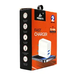 A+ Products Mobile Charger 18w 2 USB Port (With Cable Type-C)