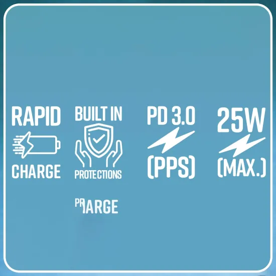 Zebronics Mobile PD Charger Type-C MA108B (Without Cable)