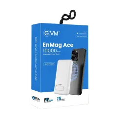 EVM Power Bank 10000 mAh Magsafe (EVM P0301) White