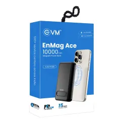 EVM Power Bank 10000 mAh Enmag Ace Magsafe(P0301B) Black